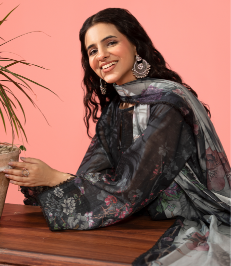 Kunar By Gull Jee A10 3pc Digital Printed Fancy Lawn Suit