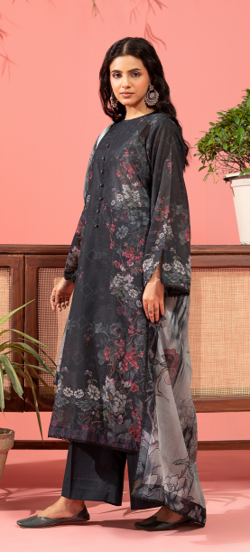 Kunar By Gull Jee A10 3pc Digital Printed Fancy Lawn Suit
