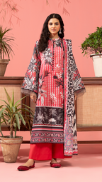 Kunar By Gull Jee A11 3pc Digital Printed Fancy Lawn Suit
