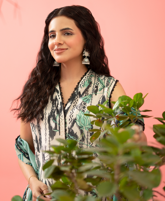 Kunar By Gull Jee A1 3pc Digital Printed Fancy Lawn Suit