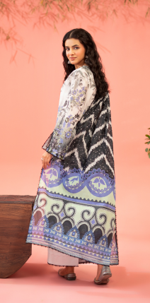 Kunar By Gull Jee A2 3pc Digital Printed Fancy Lawn Suit