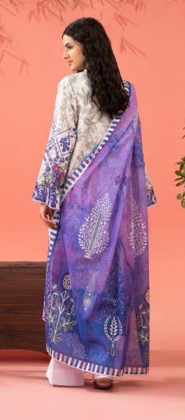 Kunar By Gull Jee A3 3pc Digital Printed Fancy Lawn Suit