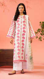 Kunar By Gull Jee A4 3pc Digital Printed Fancy Lawn Suit