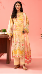 Kunar By Gull Jee A5 3pc Digital Printed Fancy Lawn Suit