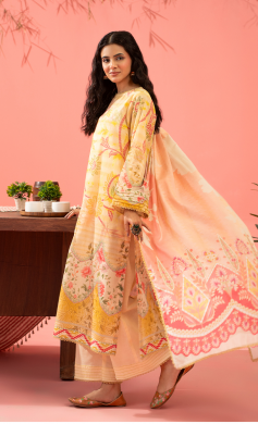 Kunar By Gull Jee A5 3pc Digital Printed Fancy Lawn Suit