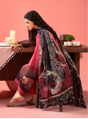Kunar By Gull Jee A6 3pc Digital Printed Fancy Lawn Suit