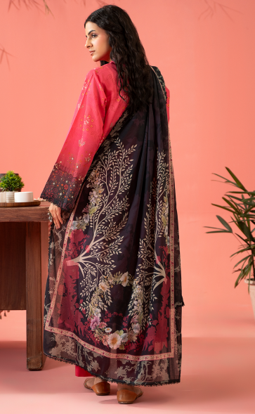 Kunar By Gull Jee A6 3pc Digital Printed Fancy Lawn Suit