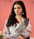 Kunar By Gull Jee A8 3pc Digital Printed Fancy Lawn Suit