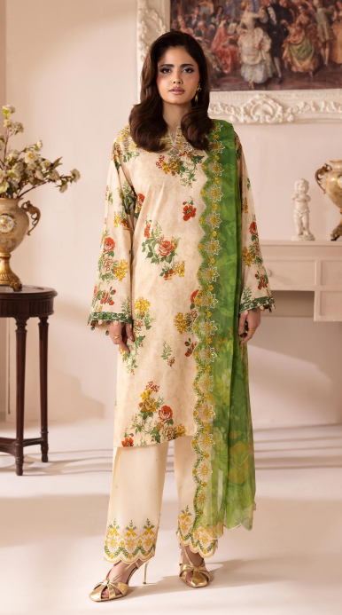 Lafz O Libaas By Brenish 06 3pc Lawn Suit