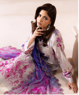 Lafz O Libaas By Brenish 09 3pc Lawn Suit
