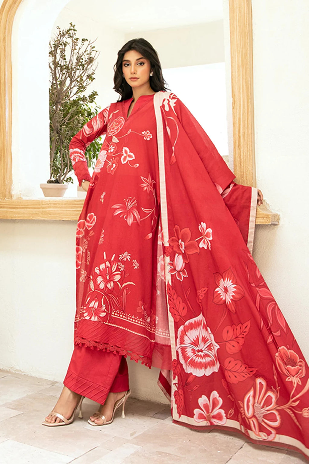 Elaheh by M. Basics 3pc Printed Lawn Suit 02