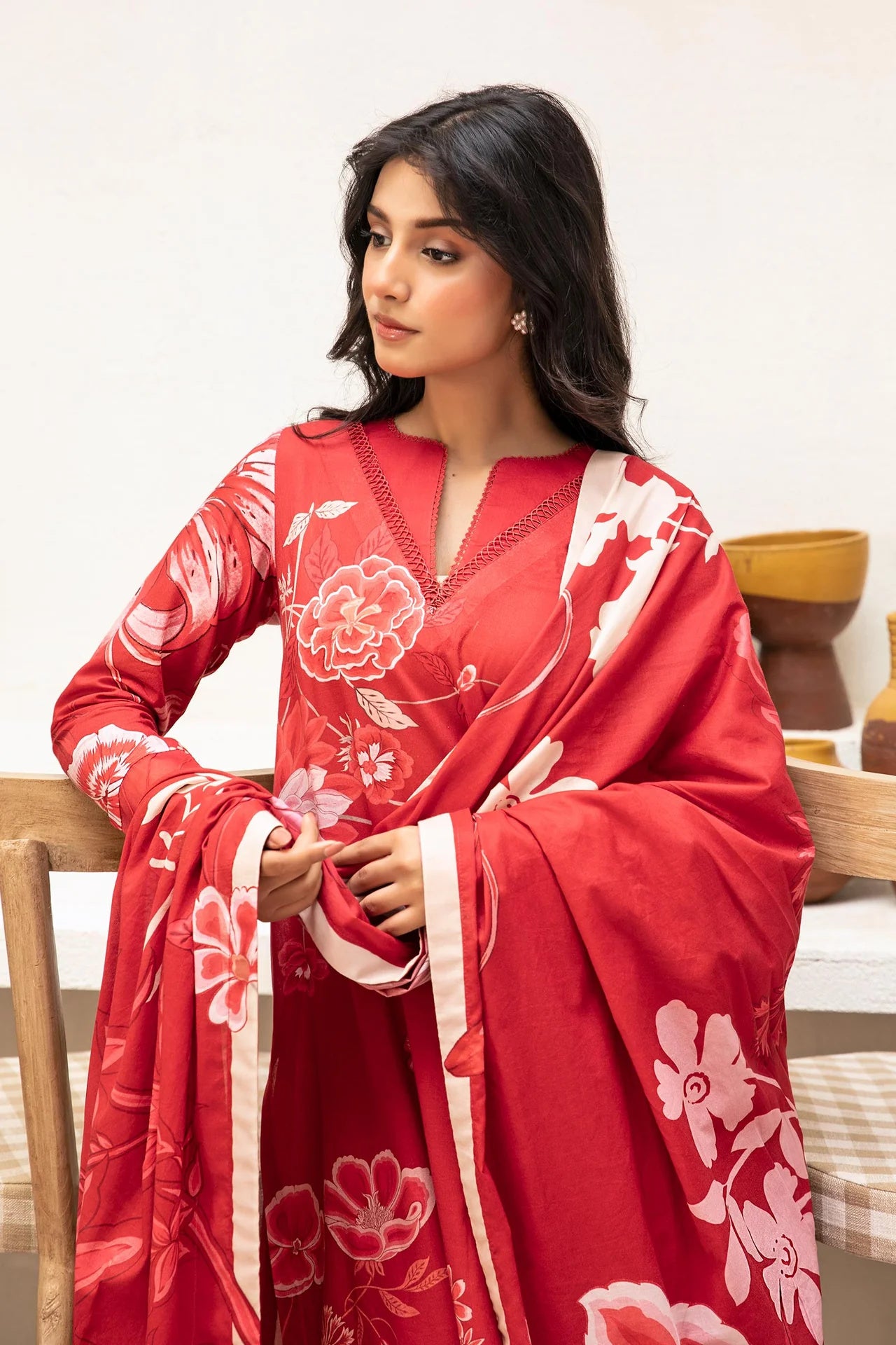 Elaheh by M. Basics 3pc Printed Lawn Suit 02