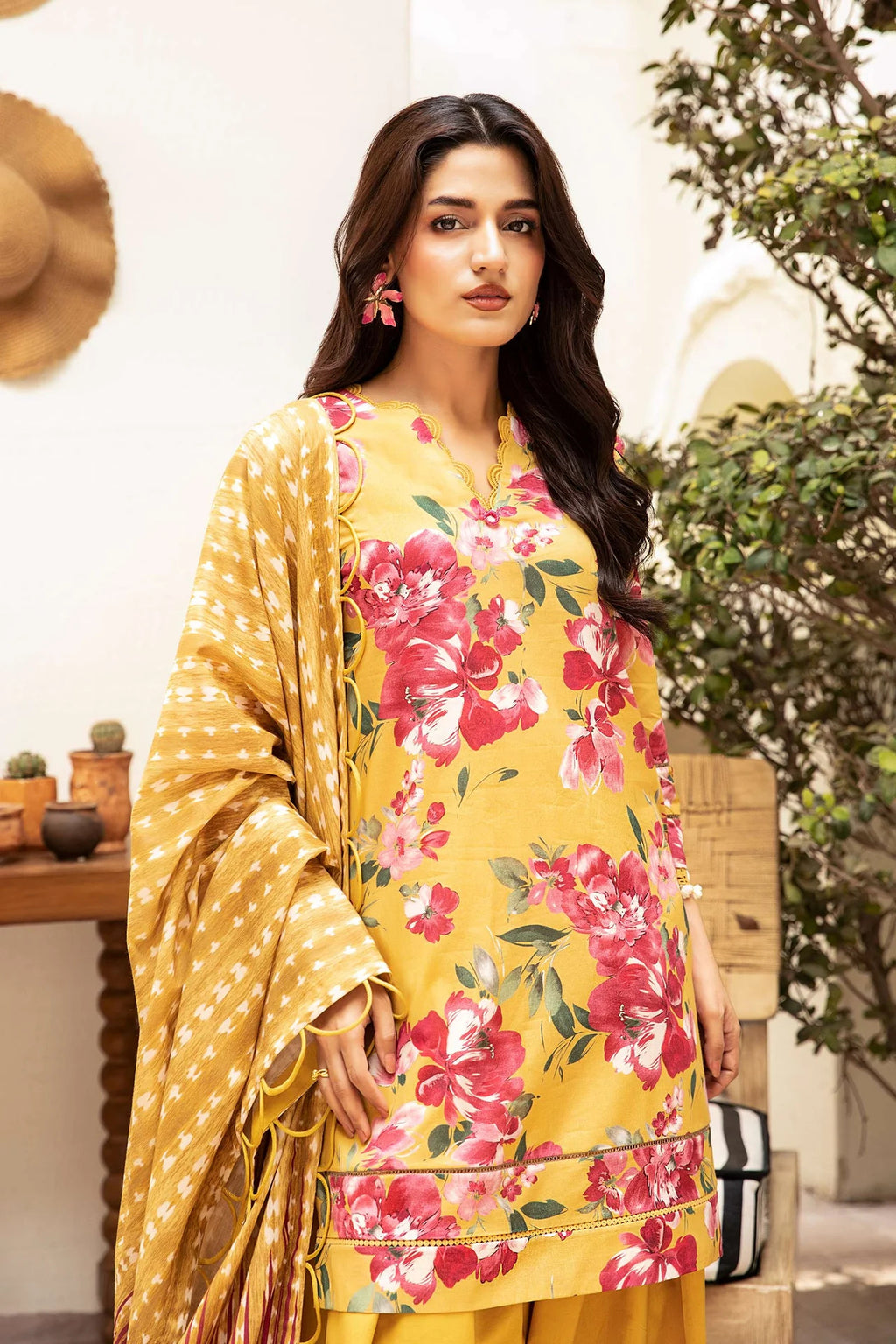 Elaheh by M. Basics 3pc Printed Lawn Suit 05