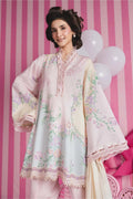 M. Basics 3pc Embroidered Lawn Suit