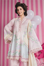 M. Basics 3pc Embroidered Lawn Suit