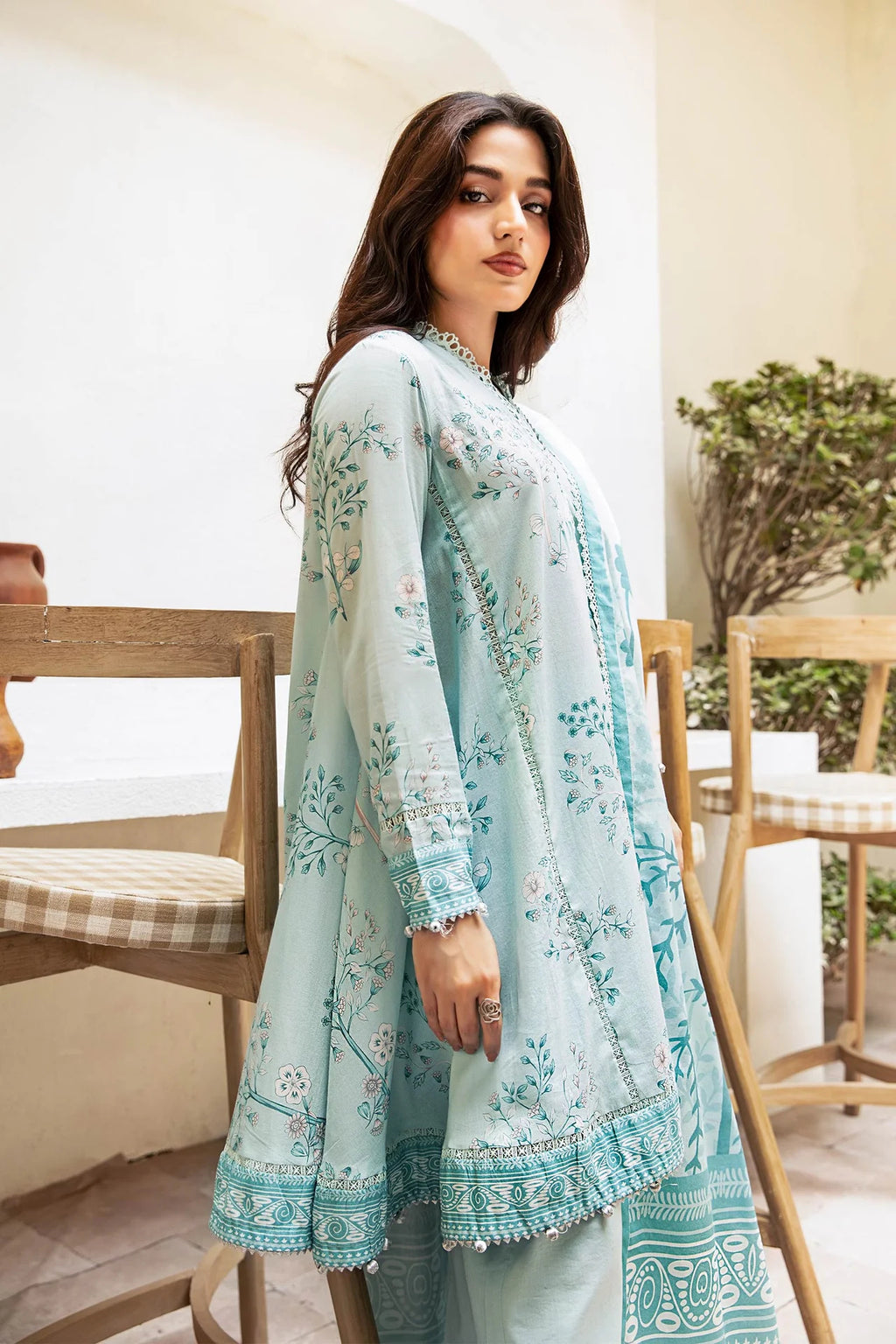 Elaheh by M. Basics 3pc Printed Lawn Suit 09
