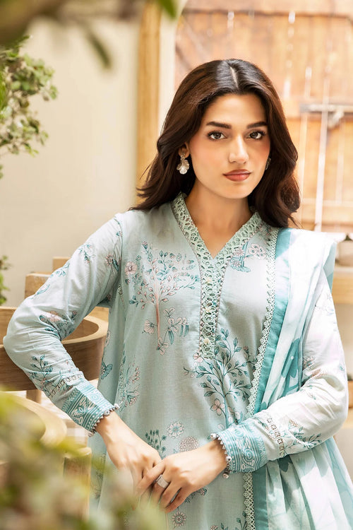 Elaheh by M. Basics 3pc Printed Lawn Suit 09