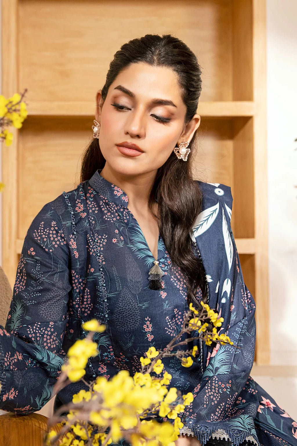 Elaheh by M. Basics 3pc Printed Lawn Suit 12