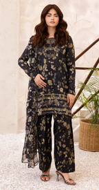 NOA by Brenish 01 3pc Digital Printed and Embroidered Lawn Suit