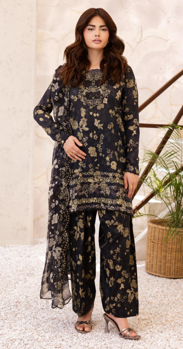 NOA by Brenish 01 3pc Digital Printed and Embroidered Lawn Suit