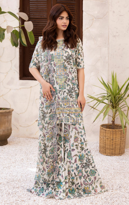 NOA by Brenish 06 3pc Digital Printed and Embroidered Lawn Suit