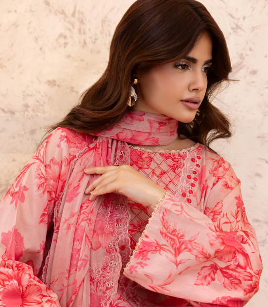 NOA by Brenish 05 3pc Digital Printed and Embroidered Lawn Suit