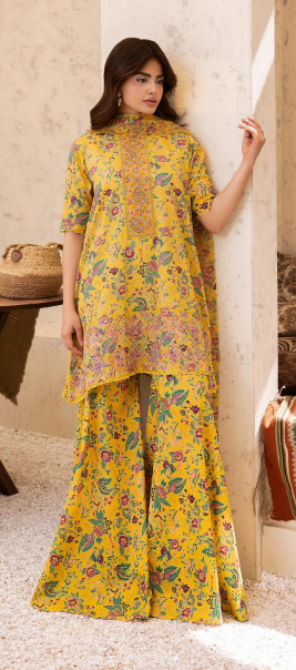 NOA by Brenish 06 3pc Digital Printed and Embroidered Lawn Suit
