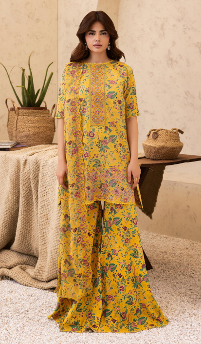 NOA by Brenish 06 3pc Digital Printed and Embroidered Lawn Suit