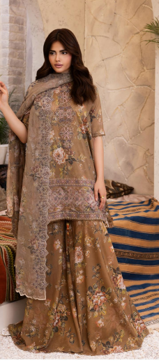 NOA by Brenish 09 3pc Digital Printed and Embroidered Lawn Suit