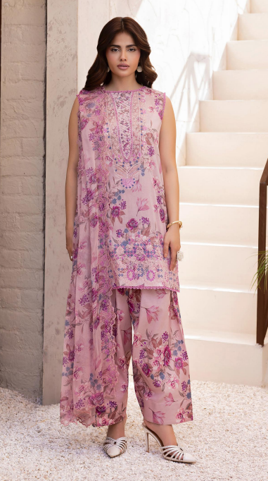 NOA by Brenish 11 3pc Digital Printed and Embroidered Lawn Suit