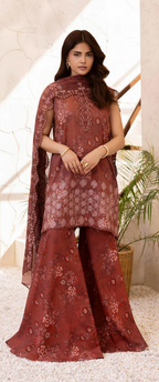 NOA by Brenish 12 3pc Digital Printed and Embroidered Lawn Suit