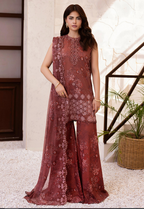 NOA by Brenish 12 3pc Digital Printed and Embroidered Lawn Suit