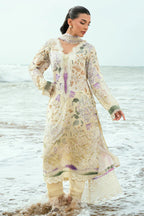 Nureh Gardenia 197 Embroidered and Printed Lawn