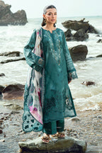 Nureh Gardenia 198 Embroidered and Printed Lawn
