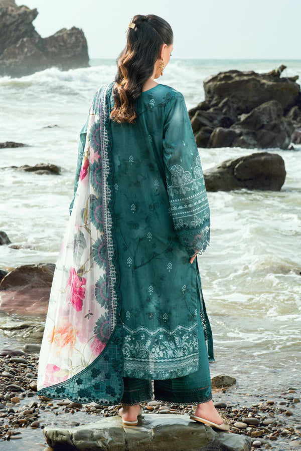 Nureh Gardenia 198 Embroidered and Printed Lawn