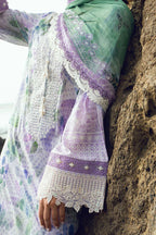 Nureh Gardenia 200 Embroidered and Printed Lawn