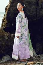Nureh Gardenia 200 Embroidered and Printed Lawn