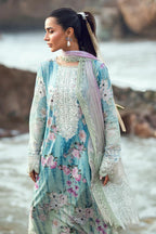 Nureh Gardenia 202 Embroidered and Printed Lawn