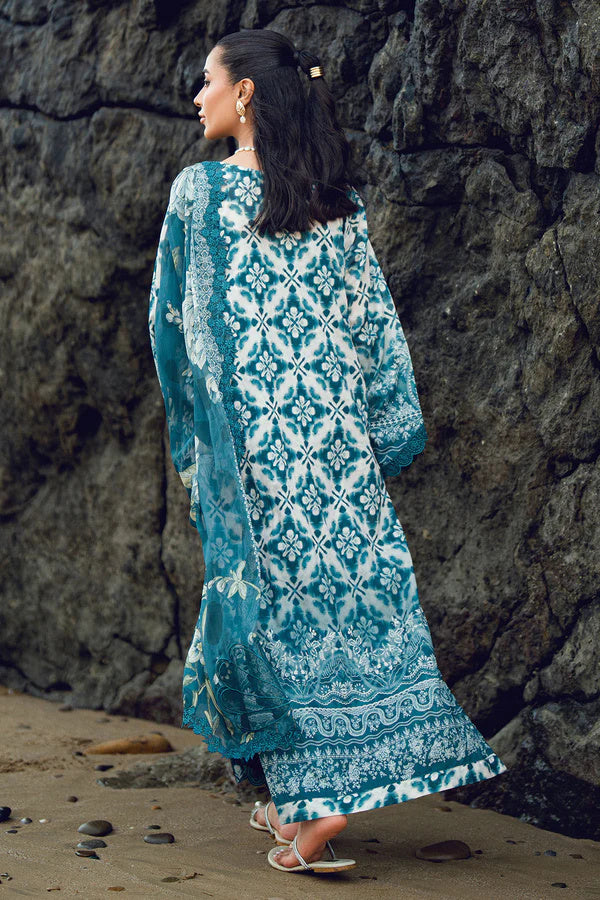 Nureh Gardenia 204 Embroidered and Printed Lawn