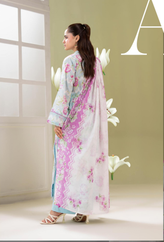 Surmai By Gull Jee 02 3pc Digital Printed Lawn Suit