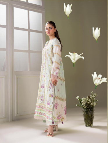 Surmai By Gull Jee 03 3pc Digital Printed Lawn Suit