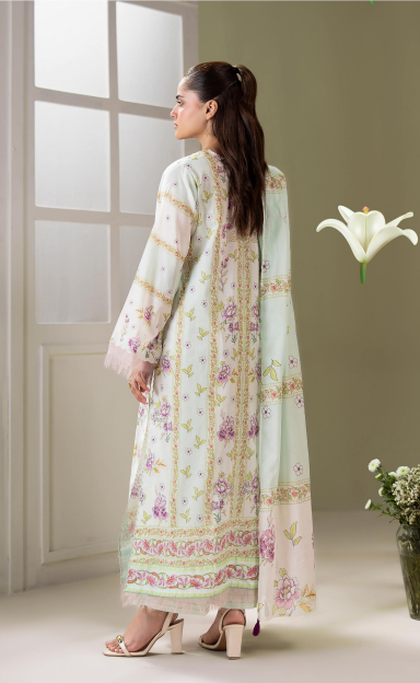 Surmai By Gull Jee 03 3pc Digital Printed Lawn Suit