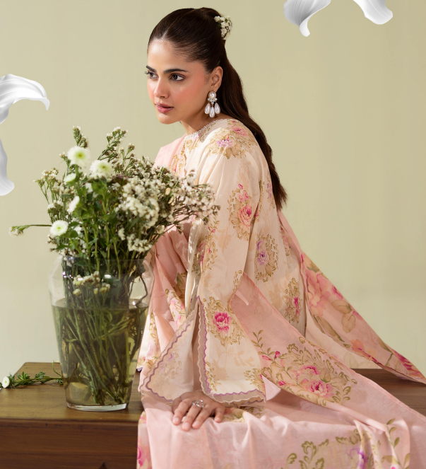 Surmai By Gull Jee 04 3pc Digital Printed Lawn Suit