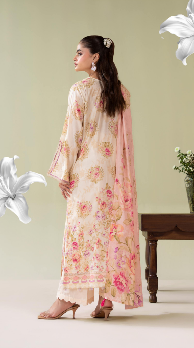 Surmai By Gull Jee 04 3pc Digital Printed Lawn Suit