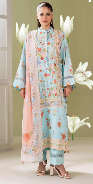 Surmai By Gull Jee 05 3pc Digital Printed Lawn Suit
