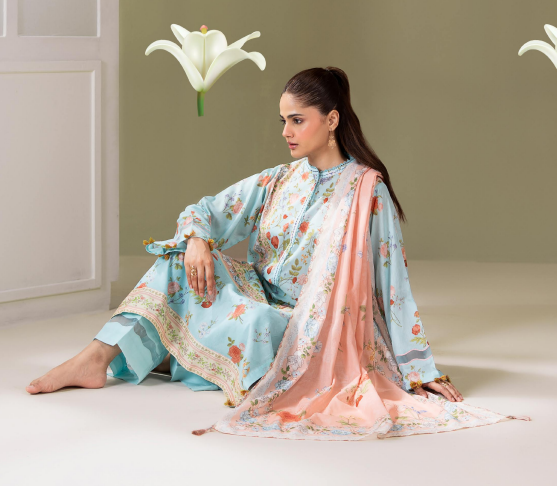 Surmai By Gull Jee 05 3pc Digital Printed Lawn Suit