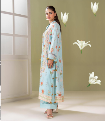 Surmai By Gull Jee 05 3pc Digital Printed Lawn Suit