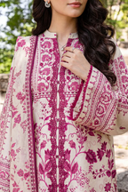 Saya 05B 3pc Embroidered and Premium Printed Lawn Shirt & Dupatta