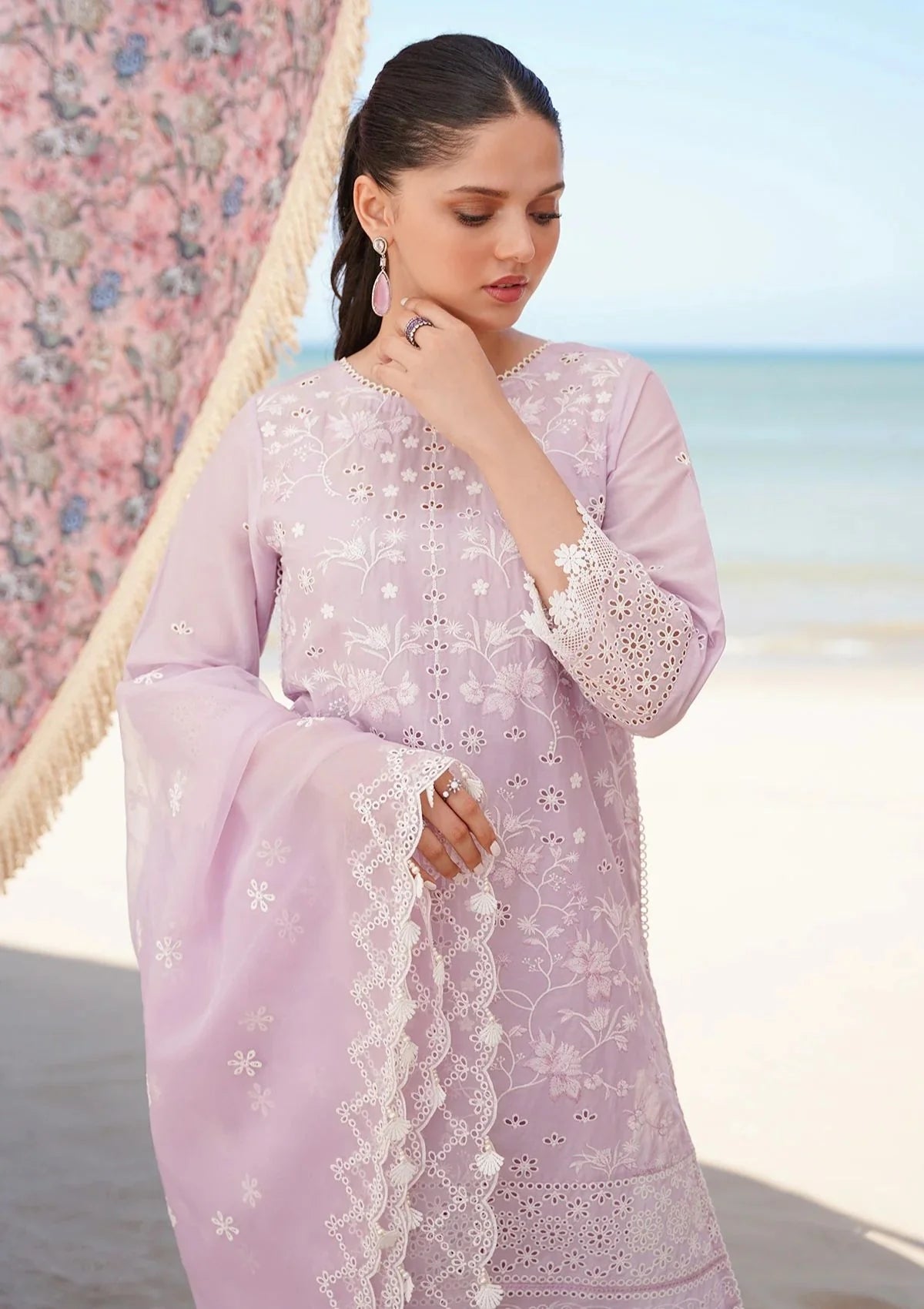 Sahar 06 3pc Embroidered Chikankari Lawn Suit