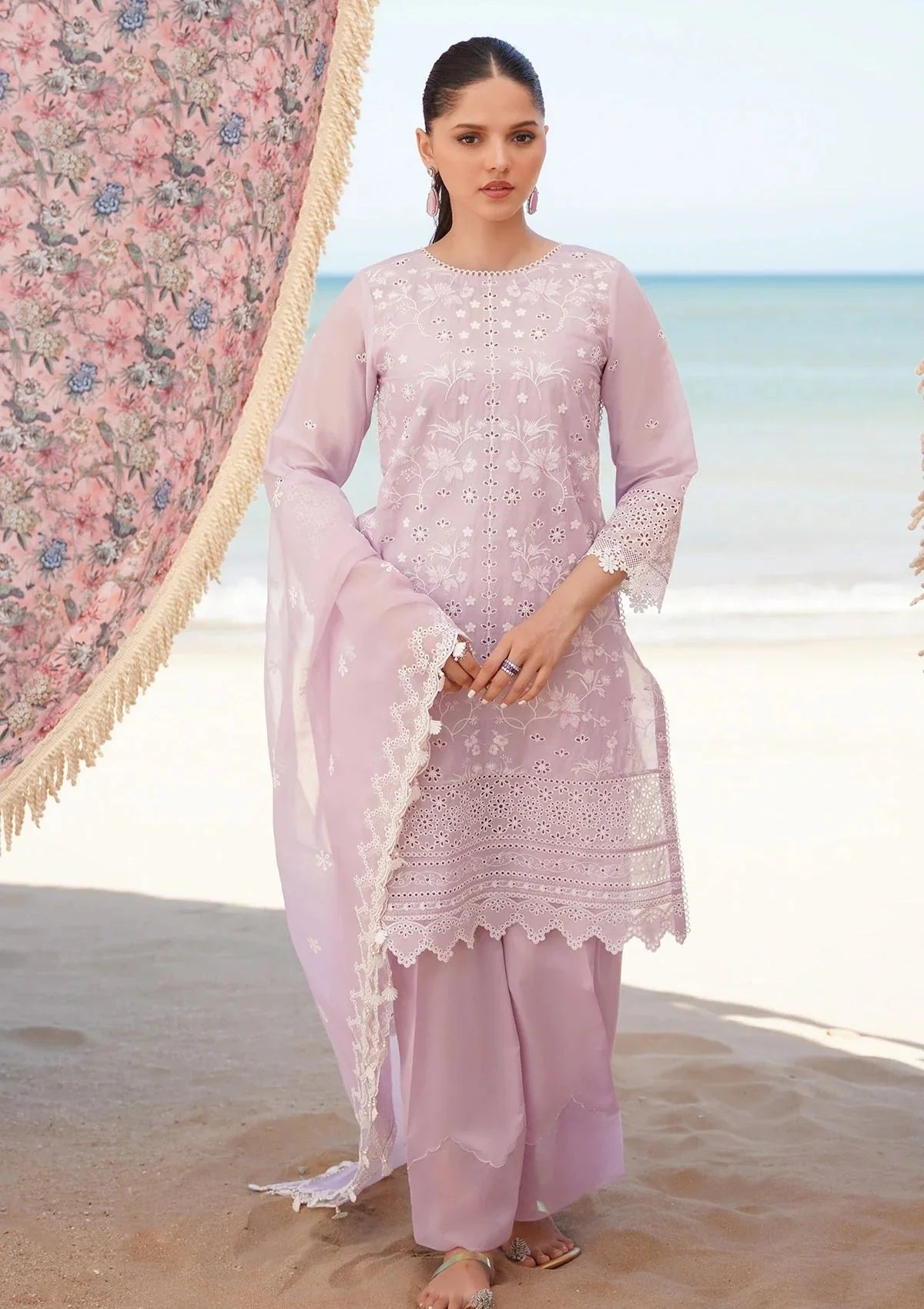 Sahar 06 3pc Embroidered Chikankari Lawn Suit